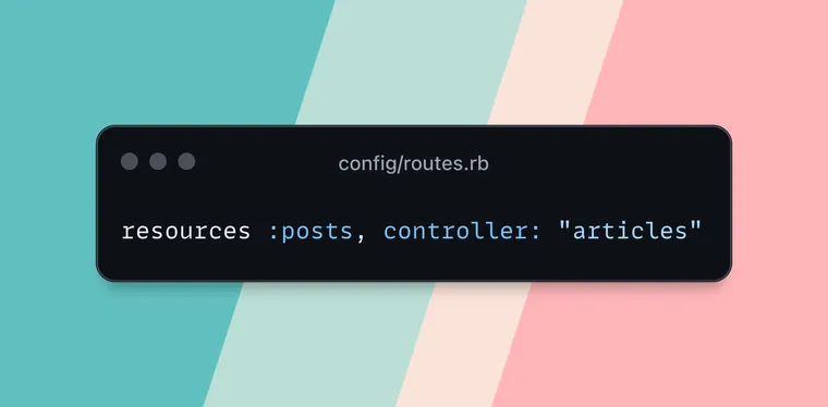 Map a Resourceful Route in Rails to Another Controller Class