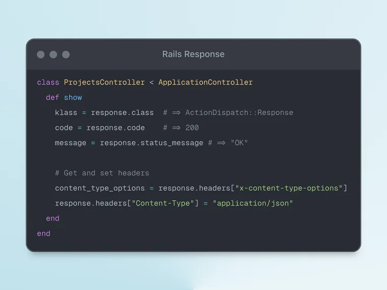 Working with HTTP Response in Rails